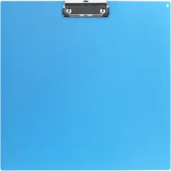 Clipboard with Ruler Extra Large Clipboard Landscape Low Profile Clip 11 x 17 Clipping Board Plastic Blue Pack of 1