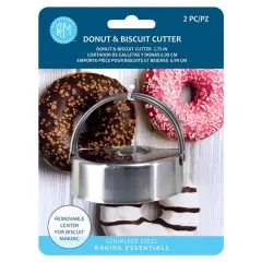 Donut & Biscuit Cutter S/S 2.75" Carded