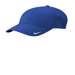 Nike&reg; Dri FIT Legacy Cap Moisture Wicking Adjustable Sports Hat with Classic Style Game Royal
