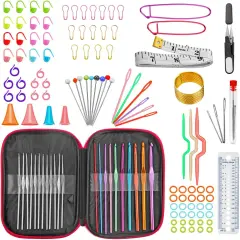 URWOOW 100 Pcs Crochet Hook Set