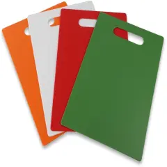 Plastic Cutting Board Set - Thin, 11.8" x 7.8", set of 4 colord