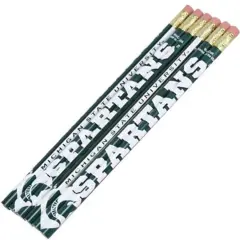 WinCraft NCAA Michigan State Spartans Pencil (6 Pack), Team Color, One Size