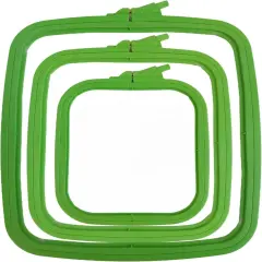 Plastic Square Hoop Nurge 170-12 Green