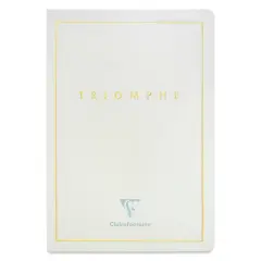 Clairefontaine Triomphe Notebook - White, A5, Ruled, Portrait