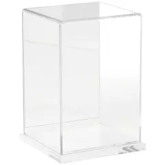 Plymor Clear Acrylic Display Case, 4" W x 4" D x 6" H Clear (Mirrored)