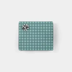 Minimal Tinsel Holiday Gift Wrap