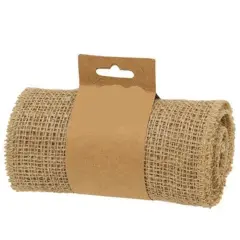 Jute Woven Burlap Ribbon Natural