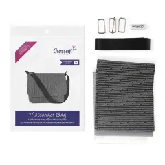 Crosscut Sewing Co.&reg; Messenger Bag Sewing Project Kit for Beginners Line up