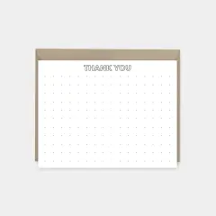 Microdot Square Point Grid Note Cards