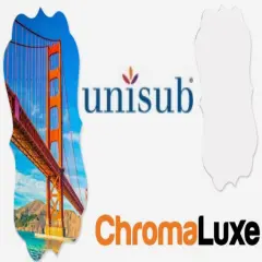 ChromaLuxe Gloss White Metal Print Desk Beneluxe 5.38x7.24&rdquo; .045" 10 /Pack 4268