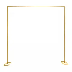 Metal Flower Balloon Frame Square Wedding Arch Backdrop Metal Stand Decor