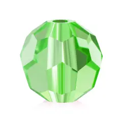 Preciosa 4mm Czech Glass Faceted Round Beads 40 Pieces Peridot