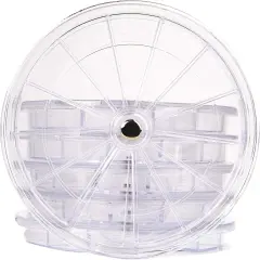 The Beadsmith Personality Case Spinning Organization System, 12 Compartments, 3.8-inch Diameter, Stack of 6, for Seed Beads, Nail Art, Jewelry Accessories and More