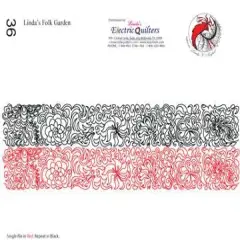 036 Lindas Folk Garden Pantograph by Linda V. Taylor