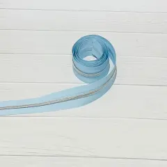 #3 - Sky Blue with Silver Teeth Zipper Tape