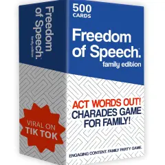 Board Game Freedom of Speech Family Edition - Guess The Word