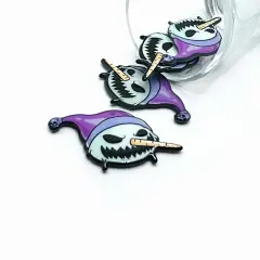 Creepy Christmas Scary Snowman Charms, 27x49mm