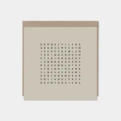 Best Dad Ever Square Word Search Card II