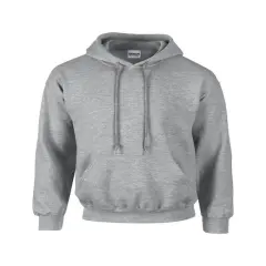 Gildan&reg; Unisex Heavy Blend Long Sleeve Hooded Sweatshirt SPORT GREY
