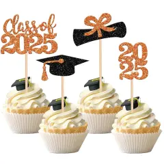 Graduation Theme Cupcake Toppers