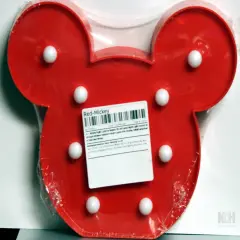 YiaMia Red Mickey Mouse Shaped Night-Light for Kids