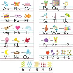 Alphabet Line for Classroom Wall (Each 24 inch x 8.5 inch)