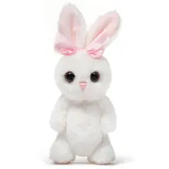 Bearington Bunni Big Head Bunny The Stuffed Bunny Plush, 8 Inch White Bunny Stuffed Animal