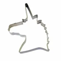 4.5&rdquo; Unicorn Head Cookie Cutter Metal