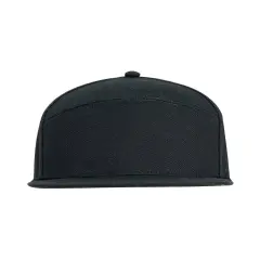 Big Accessories&reg; Hybrid Flat Bill Cap BLACK
