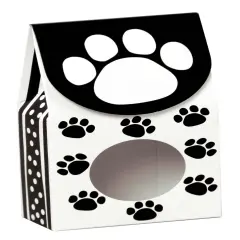 Pack/6: Polka Dot Paws Gourmet Candy Box - 3-1/2 x 1-3/4 x 6-1/2"