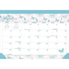 House of Turnowsky OFFICIAL | 2026 14x10 Inch 18 Months Monthly Desk Pad Calendar | July 2025 - December 2026