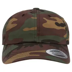 YP Classics&reg; Adult Low-Profile Cotton Twill Dad Cap GREEN CAMO