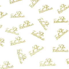 Happy Birthday Party Table Confetti Glitter Gold 50 and Fabulous Table Scatter Decorations for 50 Years Old Birthday/Wedding Anniversary Party Favor Decor Supplies 100PCS