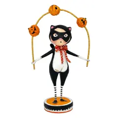 Lori Mitchell Halloween Toss a Jack Cat Figurine