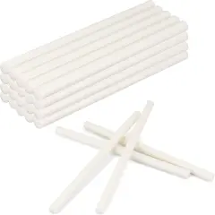 White Hot Glue Sticks Full Size 0.43&rdquo; Dia x 8&rdquo; Long, 20 pcs Hot melt Adhesive Glue Sticks, All-Purpose Colored Glue Gun Sticks for DIY White Crafting Arts and Wedding Cards, Stamp Sealing