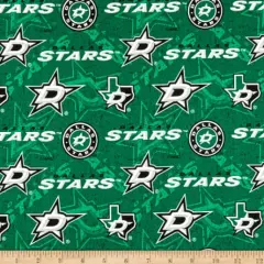 NHL Licensed Dallas Stars 1199-DST Cotton Fabric by the Yard