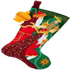 Bucilla Felt Stocking Applique Kit 18" Long-Treasure Of Kings