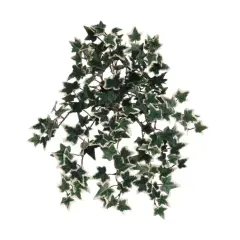 Mini English Ivy Bush w/ 176 Silk Leaves 13" Long - 4 PAck