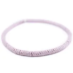 The Bead Chest Lavender Agate Interlocking Snake Beads (6mm)