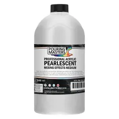 32 Oz (Quart) Acrylic Pearlescent Effects Medium - Creates Pearl Iridescent Metallic Shimmer for Fluid Art & Acrylic Painting