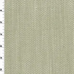 Taupe Beige/White Chenille Chevron Woven Decorating Fabric By the Yard