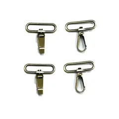 Swivel Hook Antique Brass 1.5 Inch Bar