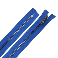 5MM One Way Non Separating Closed Bottom Zipper 7"