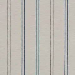 Fog - Grey & Silver Stripe Upholstery Fabric 54 Inches"