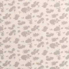 Pebble - Grey & Silver Floral Upholstery Fabric 54 Inches"