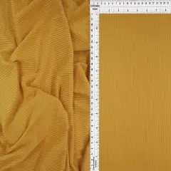 4&times;2 Rib Solid Knit Fabric Soft Rayon Blend Stretch Material, 52/54&Prime; Wide Apparel & Craft Use MANGO