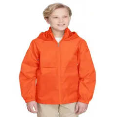 Team 365&reg; Youth Zone Protect Lightweight Jacket SPORT ORANGE