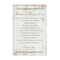 Stupell Industries Padre Nuestro Oraci&oacute;n Canvas Wall Art