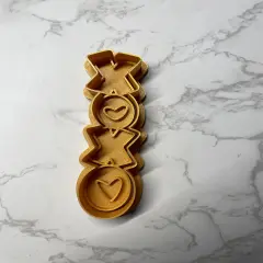 XOXOCookie Cutter and Embosser