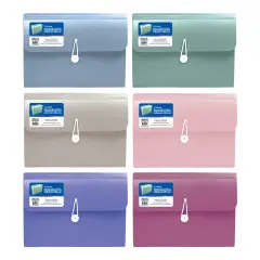 BAZIC Expanding File A4/Letter Size Poly 13-Pocket Morandi Edition